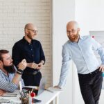 businessmen inside an office